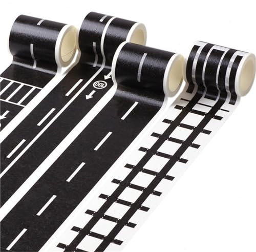 Road Tapes, Road Track Aufkleber, Eisenbahn Autobahn Klebeband,City Ramp Racer Aufkleber