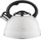 FLORINA Hervidor de Agua (2,5 l) I Tetera de Acero Inoxidable JACOB I Mango de Baquelita I Sonido de Silbato I Tetera Inducción para Té y Café I Adecuada para Todo Tipo de Cocinas I Color: Beige