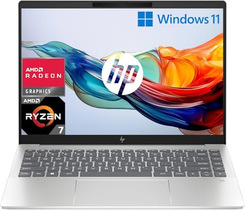 HP Pavilion Plus 14-ey0000sl, AMD Ryzen 7-7840U, RAM 16GB LPDDR5x, SSD da 1 TB, Scheda Grafica AMD Radeon 780M, Schermo OLED con Risoluzione da 2,8K, Wi-Fi, Ble, Webcam 5MP, Windows 11, Argento