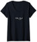 Mrs BUCK 2024 er legte einen Ring drauf Verlobung Hochzeit T-Shirt mit V-Ausschnitt
