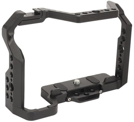 SmallRig Aluminum Alloy Cage, Full Camera Cage for Z50, Aluminum Alloy Protective Video Making Camera Rig with 1/4 3/8 Inch Threaded Hole Cold Shoe Mount for Microphone