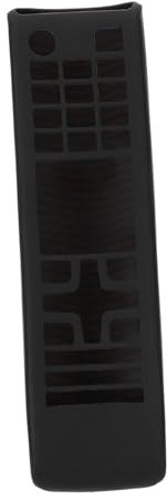 UKCOCO Housse Silicone Antichoc pour Télécommande TV Protection Anti-Chute Étui Lavable Et Compatible Accessoire Pratique Noir