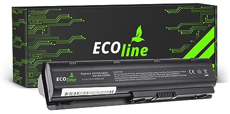 EcoLine - Batterie MU06 Compatible avec HP 635 650 655 2000 Pavilion G6 G7 / 11,1 V 6600 mAh