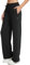 baleaf Jogginghose Damen gerades Bein Sporthose Reißverschlusstasche Sweatpants Atmungsaktive Jogginghose mit streifenl Schwarz M