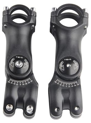 Potencia Bicicleta Carretera 1 Uds. Vástago de manillar de bicicleta ajustable ángulo Variable de 60 grados aleación de aluminio elevador de manillar de bicicleta adaptador de vástago de horquilla del