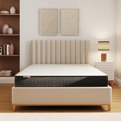 GFW SleepyCastle Pocket Sprung Rolled Mattress in a box 150cm King Size White | 150cm