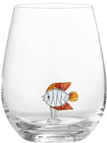 Bloomingville Misa Trinkglas, Klar, Glas, T9xH12 cm, 560 ml