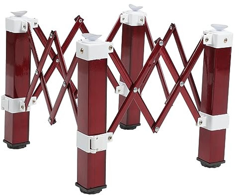 SWOOMEY Höhenverstellbare Tischbeine Aus Faltbare Tischbeine Für Schreibtische Und Esstische Mit Anti-rutsch-füßen Und Stabiler Konstruktion Für -möbel Und Camping