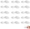 15Pcs Spoon Reusable Medicine Spoon, 2.5ml/5ml Double Sided Spoons, Cereal Powder Milk Powder Coffee Powder Washing Powder Home Outdoor Office Medicine Spoons,Milk Powder, Home, Office (White)