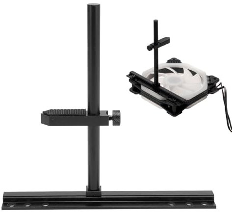 Graphics Card GPU Brace Support, Video Card Adjustable Anti Sag Holder Bracket, Aluminum Alloy GPU Stand Support 9cm 12cm 14cm Fan, for ITX MATX ATX Cases (Black)
