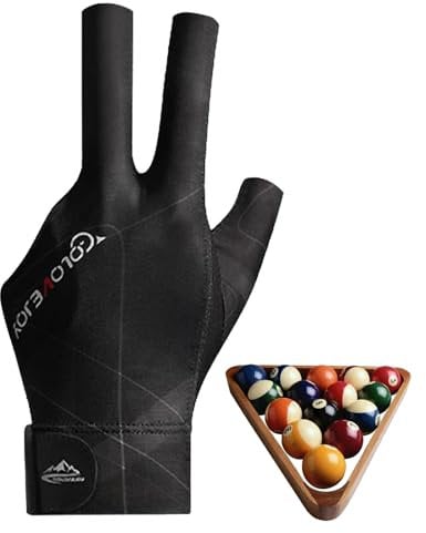 Billard Handschuh,Billiard Pool Cue Gloves,Snooker Handschuhe,Professionelle Billardhandschuhe,Verstellbare Poolhandschuhe,Atmungsaktive Billard-Handschuhe Für Carom-Spiele, Snooker, Pool-Spiele