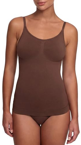 CFab Shaping Unterhemd Damen Top mit verstellbaren Trägern | starke Formung Bauchweg 360 Grad Bauchkontrolle atmungsaktiver Stretch und glatte Optik unter Kleidung für Alltag
