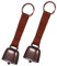 TOYANDONA 2Pezzi Campanella per Escursioni Campane per Orsi con Cinghia Nylon per Arrampicate e Attività Outdoor Materiale Resistente