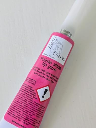 Pointe shoe tip adhesive