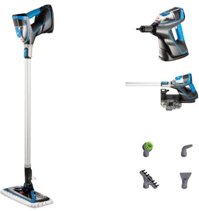 BISSELL PowerFresh Slim Steam, Nettoyeur vapeur 3 en 1, Passe du nettoyeur vapeur pour sols au nettoyeur vapeur portable, Nettoyeur portable léger et multi-usage, Access. inclus, 1600W, 4268N