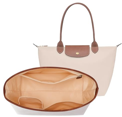 KALIDI Handtaschen Organizer für Longchamp Le Pliage,Taschenorganizer Longchamp Taschen Organizer Wasserdicht mit Multifunktionalen Taschen Großes
