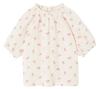 Vertbaudet Musselinbluse Mädchen mit Ballonärmeln