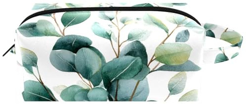 Trousse de maquillage à suspendre en cuir vert sauge, trousse de toilette de voyage avec poignée, trousse de maquillage portable pour femmes, hommes, filles