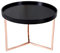 DuNord Design Couchtisch Beistelltisch Triton 60cm schwarz Kupfer Retro Design Tablett Tisch