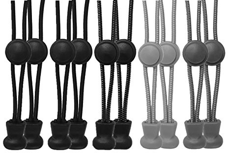 scarlet sport | Schnürsenkel »Premium«, 5 Paar Flex-Schnürsenkel, elastisch, mit Schnellverschluss & Schnellschnürsystem, passend für jeden Schuh, perfekter Halt, Menge: 10 Stück je 120 cm