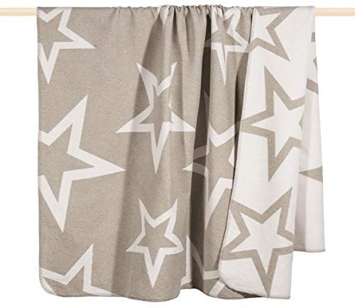 pad Home Wohndecke Superstar Plaid Decke Kuscheldecke 150x200 Wohnzimmerdecke Grey