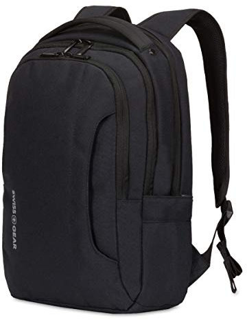 SwissGear 3573 Compact Laptop Backpack, Black, 17-Inch