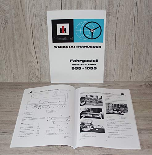 IHC Werkstatthandbuch Fahrgestell Traktor 955 1055