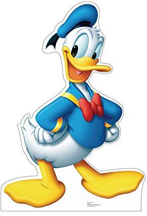 Advanced Graphics Donald Duck Lebensgroßer Karton-Ausschnitt