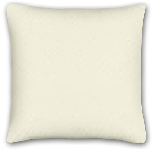 KiGATEX Kissenbezug für Dekokissen, Cremé, 40x40cm, 100% Baumwolle | Weiche Kissenhülle für Sofa, Bett und Wohnbereich, pflegeleicht waschbar, langlebig und vielseitig kombinierbar