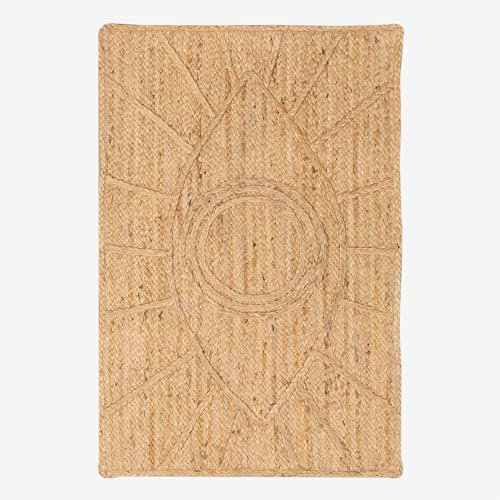 SKLUM Zerbino XL Intrecciato in Iuta 90x60 cm Elaine -