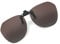 Long Keeper Sonnenbrillen Aufsatz Brille - Polarisierte Sonnenbrille Clip für Brillenträger Damen Herren, Clip On Sonnenbrille Randlos Polarisiert UV400