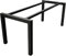 MetaloPro Tischbeine Metall, Schwerlast Stahl Schreibtisch Beine, Tischkufen Schwarz und Schrauben, Bodenschoner, Trapez Tischgestell für Moderne Couchtisch, Esstisch, Wohnzimmertisch – 120x70x72 cm