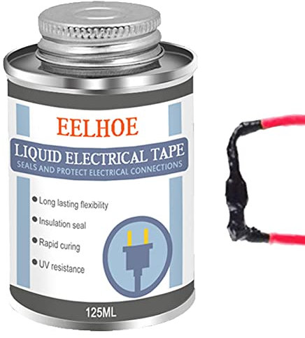 XUCHEN Revêtement en caoutchouc isolant liquide – Revêtement en caoutchouc isolant liquide, hautes températures, ruban adhésif étanche pour chauffage électrique, collage d'équipements électroniques