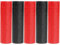 Luftschlangen Papier bunt Party Deko Geburtstag Hochzeit Set holografisch, Stück:5 Stück, Luftschlangen:Rot/Schwarz