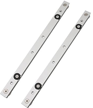 Aluminiumlegierung Miter Bar Slider 300/450mm T-Schiene Gehrungsstangen-Tischkreissäge Messstab Holzbearbeitungswerkzeug Für Router Tischkreissäge Gehrung Zimmermann (2PC 300MM)