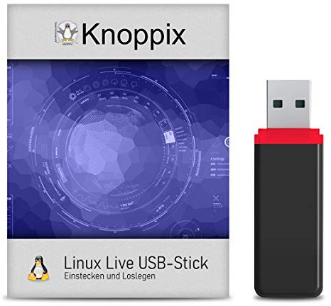 Linux Knoppix mit 64 Bit auf 32 GB USB 3.0 Stick - USB Live Stick - bootfähig