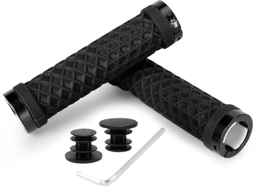 Fahrradgriffe Kinder - lenkergriffe MTB Fahrrad mit Rutschfester Gummi |132mm Fahrradgriffe Ergonomische Lenker Griffe für 22,2mm Fahrrad, MTB,Mountainbike, Rennrad Fahrrad Griffe