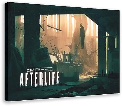 KOURT Game Poster Wraith The Oblivion Afterlife Leinwandposter Schlafzimmer Dekor Sport Landschaft Büro Zimmer Dekor Geschenkrahmen: 40 x 60 cm