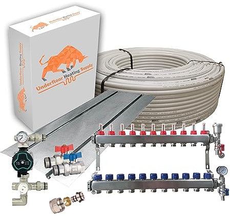 Underfloor Heating Suspended Floor Kit - 220m2 (11 Port)