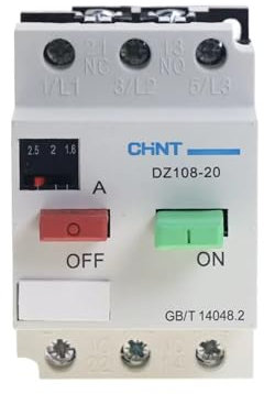 DZ108-20/211 6,3A 4-6,3A protection moteur interrupteur moteur disjoncteur 3VE1