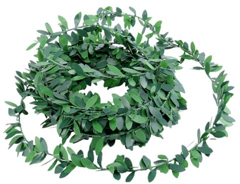 GRIRIW Artificial Flower Garland Green Leaf Rattan Vines Garland Leaves for Wedding Home Decor