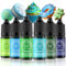 Wwtop Lebensmittelfarbe 6 Farben x12ml, Hochkonzentriert Lebensmittelfarbe Flüssig zum Backen, Lebensmittel Farben Food Coloring Set für Fondant, Christmas Kuchen, Macarons, Donuts (Blaugrün Serie)