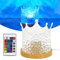 Wave Lamp, 16 Farben Wasserwellen Lampe, LED Wave Cube Lampe, 3D Aurora Ripple Lampe Mit Fernbedienung, Nordlicht Lampe Würfel Mit Holzsockel, Northern Lights Lamp Für Schlafzimmer Party (Krone)