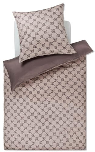 Joop! Bettwäsche Cornflower Double 4083 Taupe - 17 2X 80x80 cm - 200x200 cm