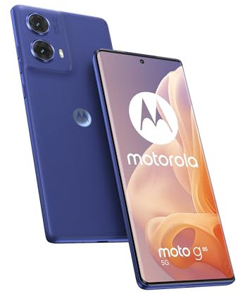 Motorola Moto g85 5G Smartphone (6,67-FHD+-Display, 50-MP-Kamera, 8/256 GB, 5000 mAh, Android 14) Cobalt Blue, inkl. Schutzcover [Exklusiv bei Amazon]