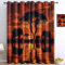 MLUNKQAIL Verdunklungsvorhänge Elefant Vorhänge Blickdicht Sonnenuntergang Gardinen mit Ösen Wärmedämmvorhang Verdunklungsdekoschal Gardinen Wohnzimmer 2Er Set 50X140cm (BxH)