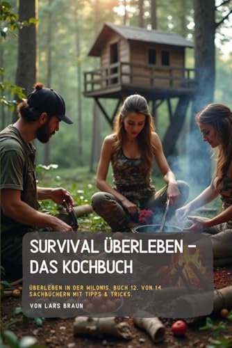Survival Überleben - Das Kochbuch: Überleben in der Wildnis, Buch 12. von 14. Sachbüchern mit Tipps & Tricks. (Komplette Serie Survival insgesamt 25 Bände, Band 10)