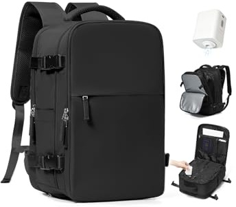 SZSYCN Ryanair Handgepäck 40x30x20 Mit Pumpe rucksack vakuum 40x30x20 | Vakuum Rucksack Mit Pumpe Ryanair Handgepäck 40x30x20 Business Tagesrucksack Laptop Tasche 16 Zoll Große Wasserdichte Tasche