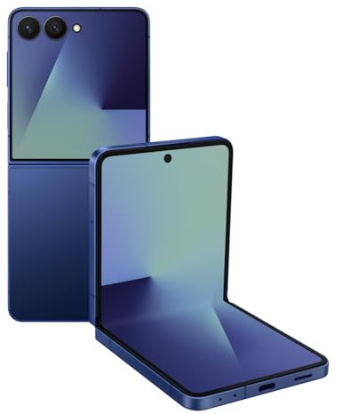 Samsung Galaxy Z Flip7 Smartphone AI, RAM 12GB, 256GB, Display 4,1 Super AMOLED/6,9 Dynamic AMOLED 2X, Fotocamera 50MP, Blue Shadow (Samsung Galaxy Z Flip 7 5G 12/256GB Gr)