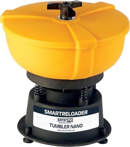 Smartreloader Buratto per Metalli SR737 Nano PRO, 1,75 L | Buratto vibrante per Bossoli e Metalli, buratto per metalli, monete e gioielli